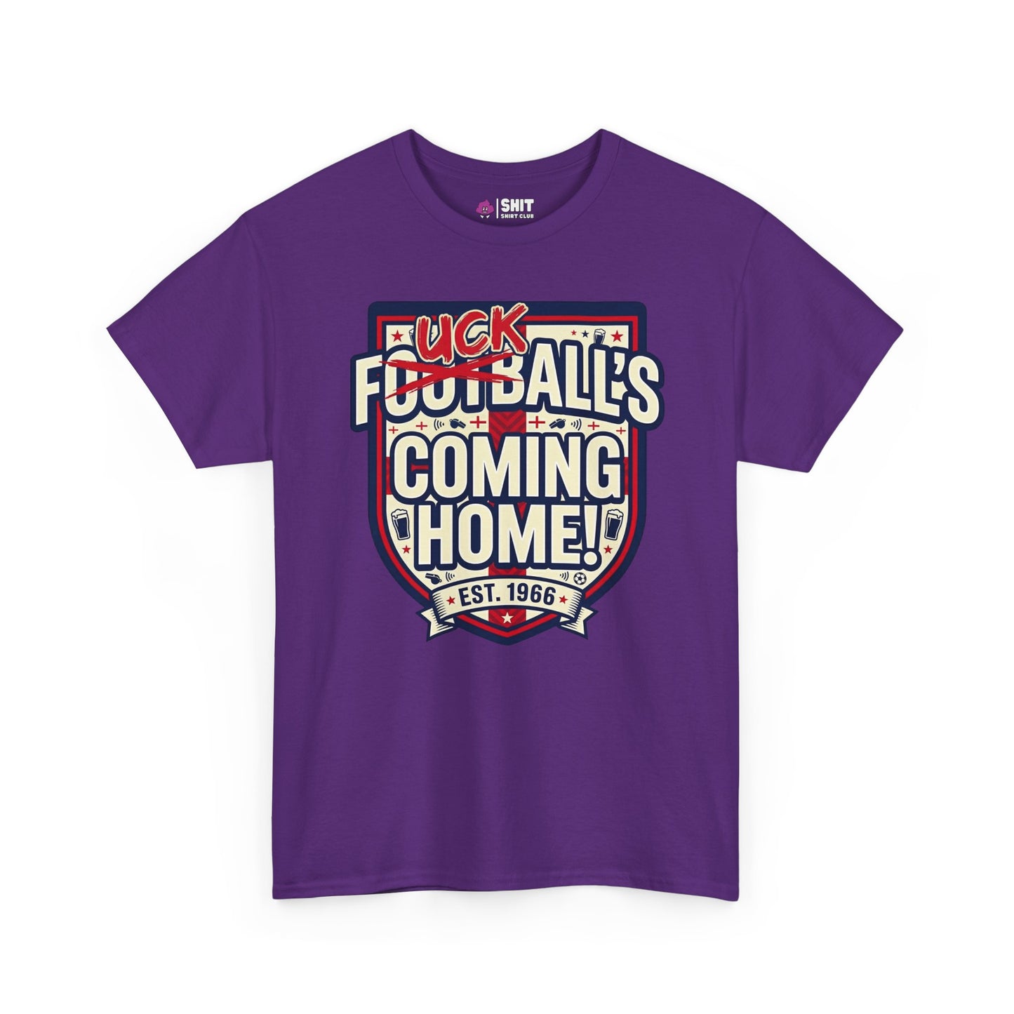 "Football’s Coming Home" Funny England Football T-Shirt