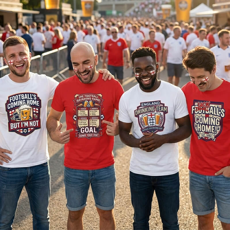 Funny England Football Shirts