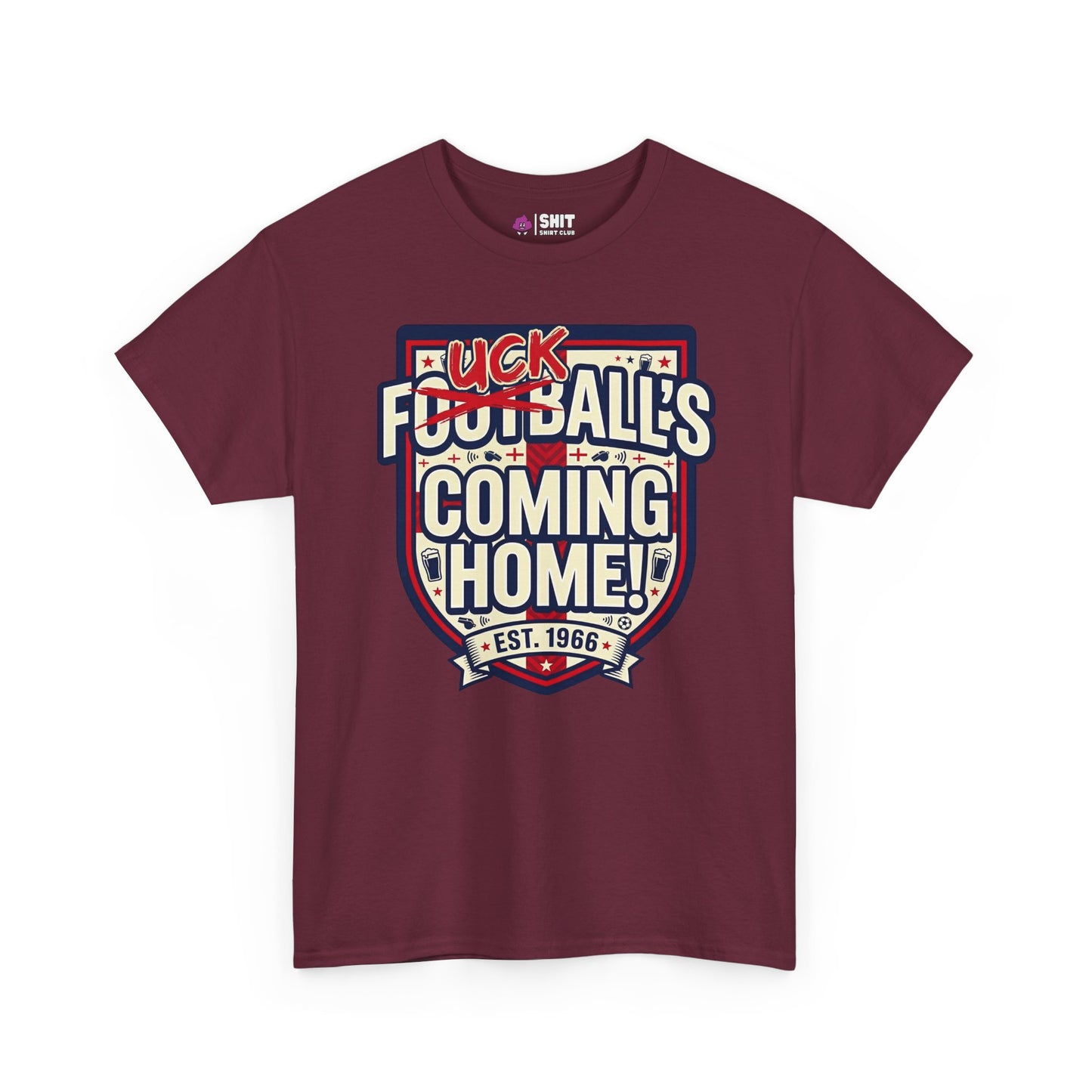 "Football’s Coming Home" Funny England Football T-Shirt