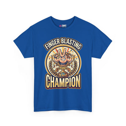 Finger Blasting Champion Stag Do T-Shirt