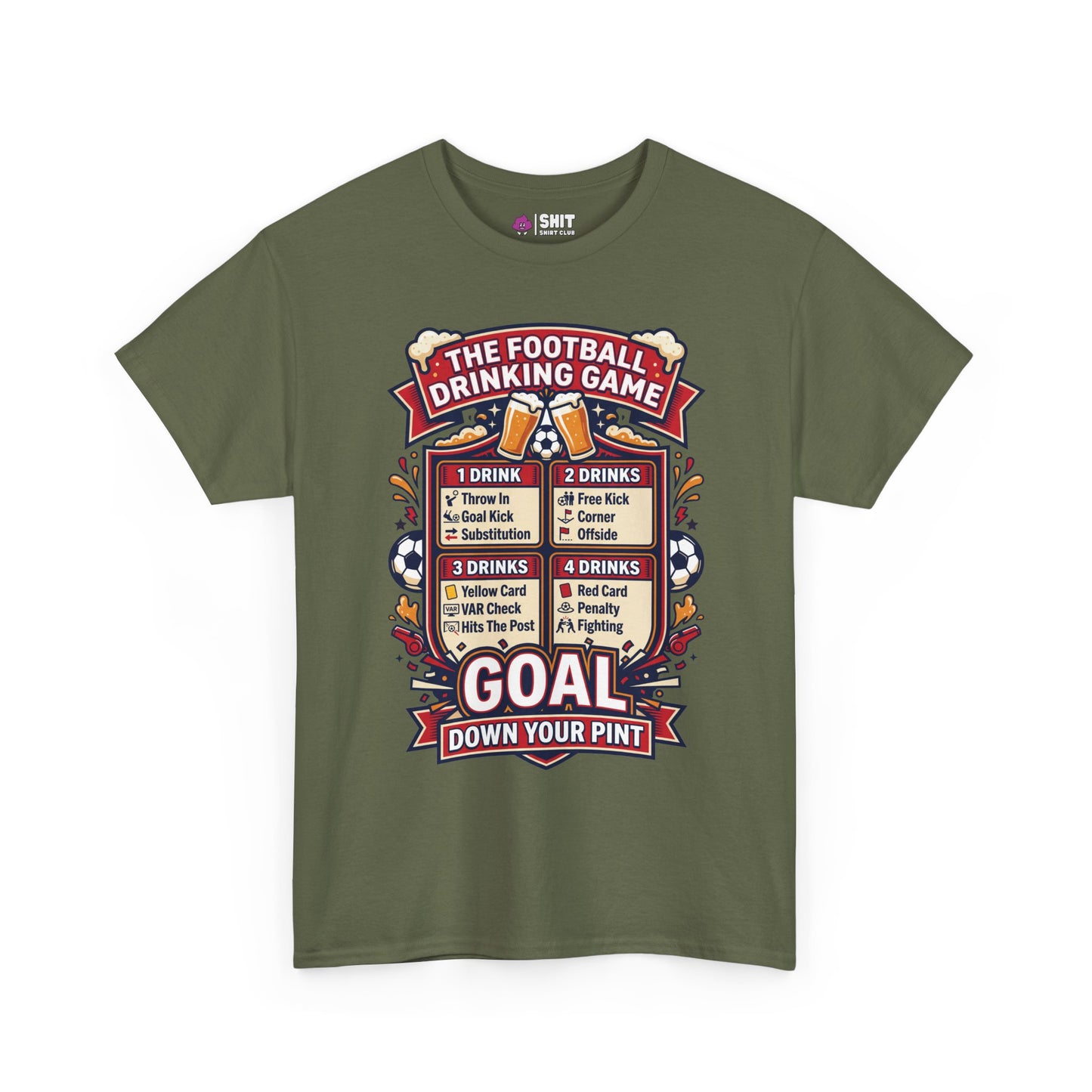 The Football Drinking Game T-Shirt