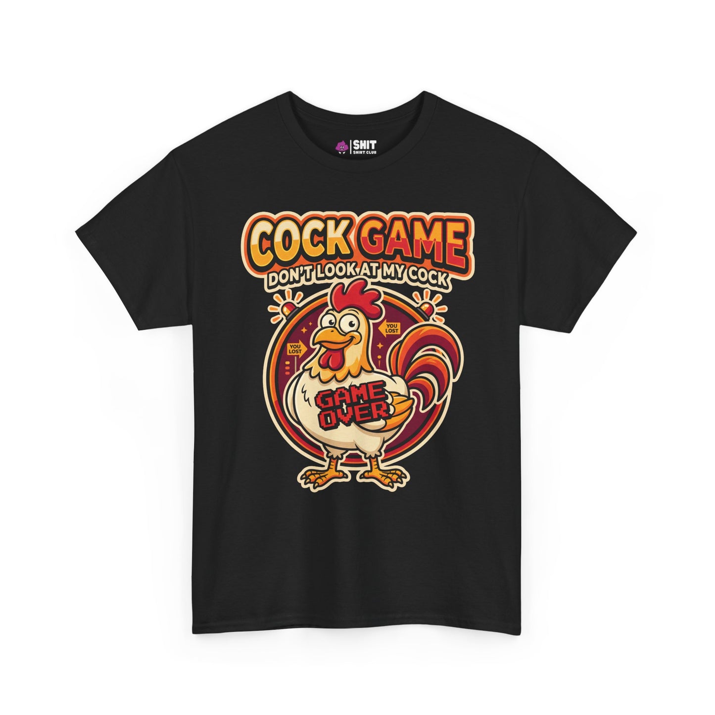 Cock Game: Don't Look at My Cock Funny T-Shirt