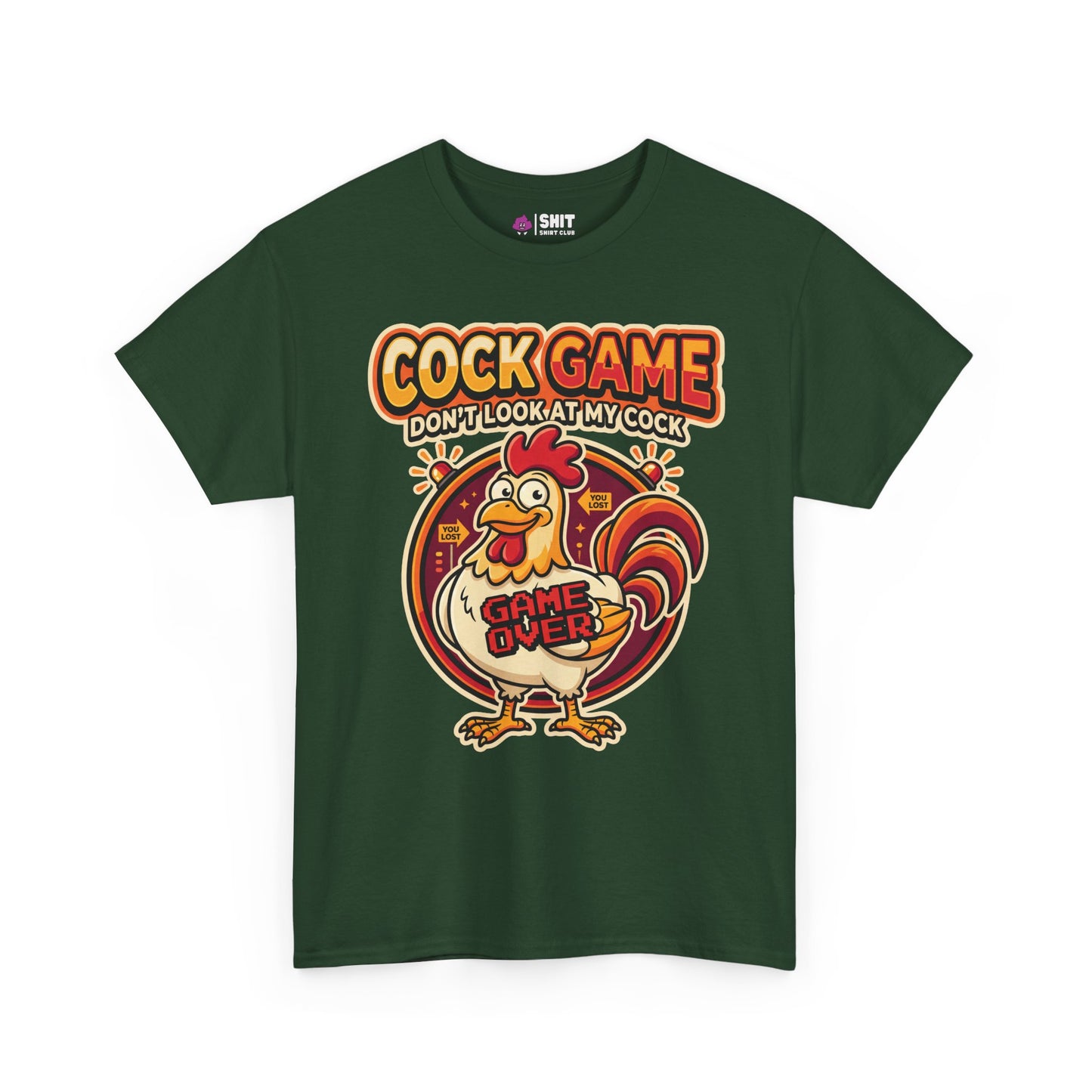 Cock Game: Don't Look at My Cock Funny T-Shirt