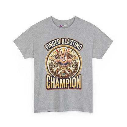 Finger Blasting Champion Stag Do T-Shirt