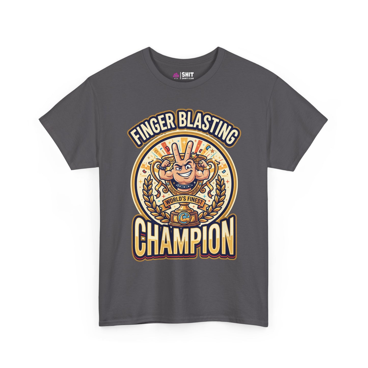 Finger Blasting Champion Stag Do T-Shirt