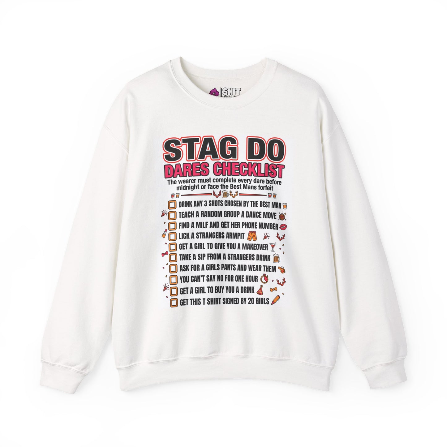 Stag Do Checklist Sweatshirt