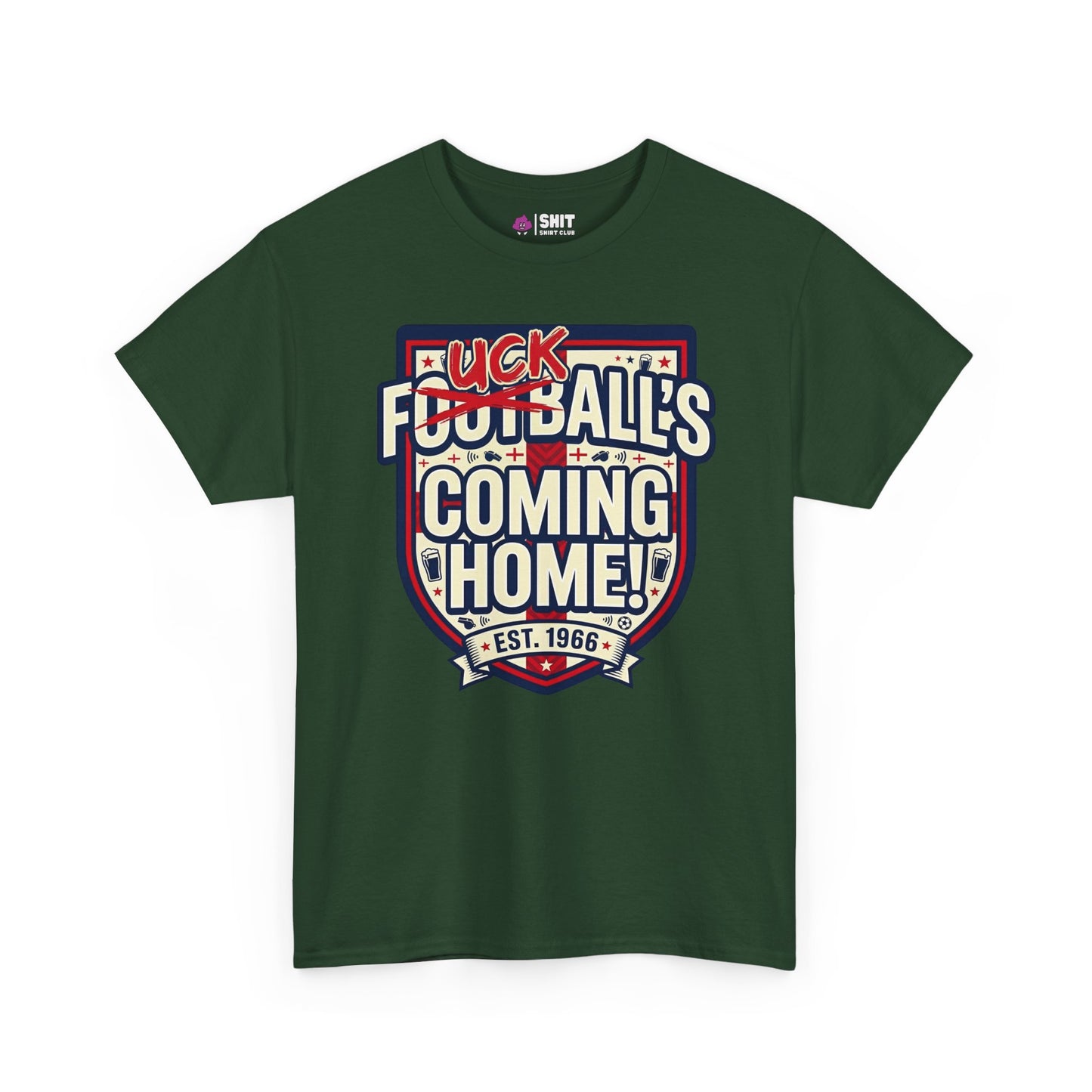 "Football’s Coming Home" Funny England Football T-Shirt