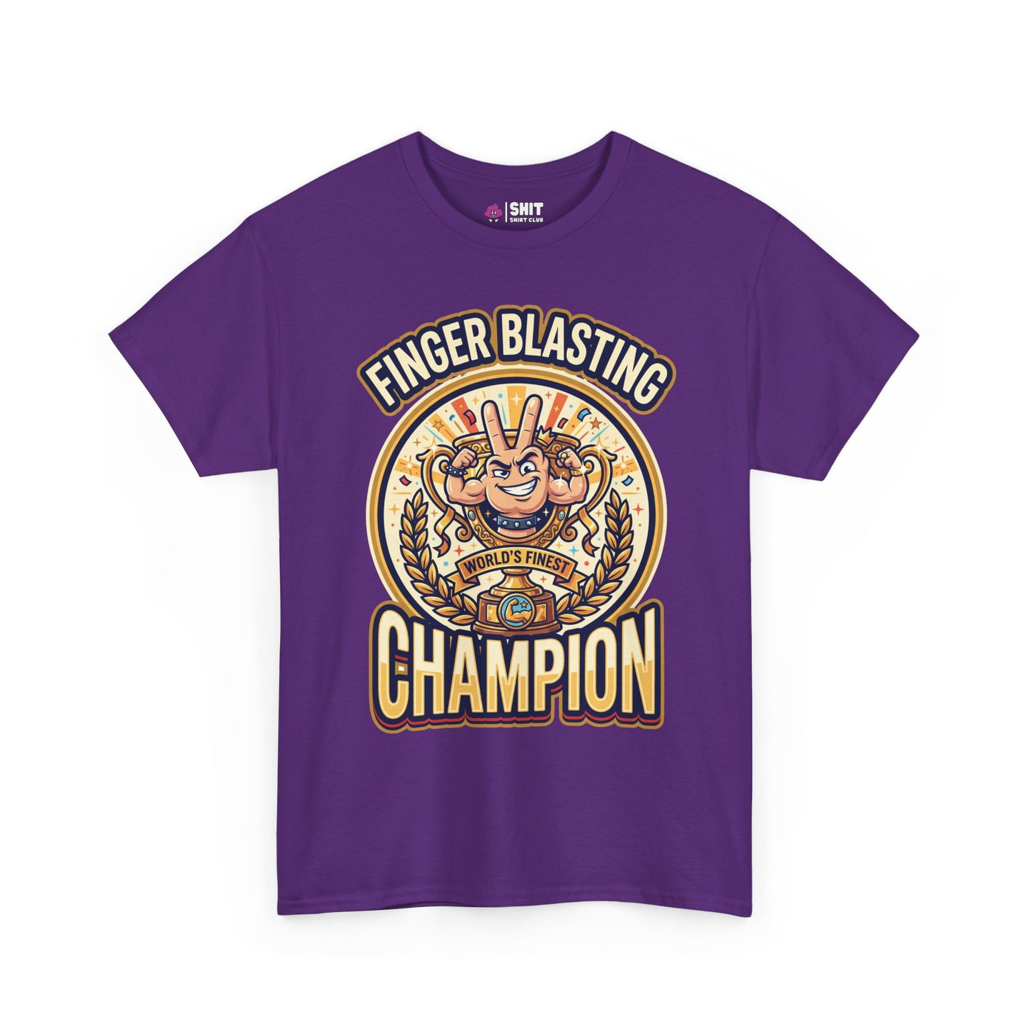 Finger Blasting Champion Stag Do T-Shirt