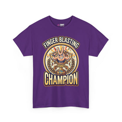 Finger Blasting Champion Stag Do T-Shirt