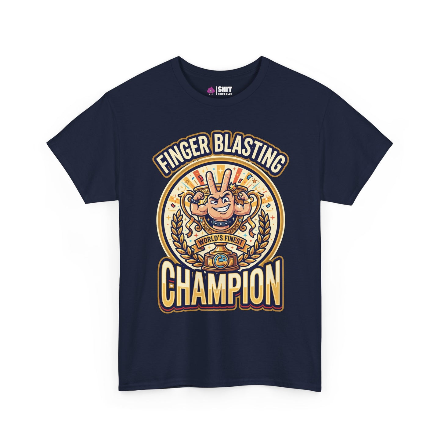 Finger Blasting Champion Stag Do T-Shirt
