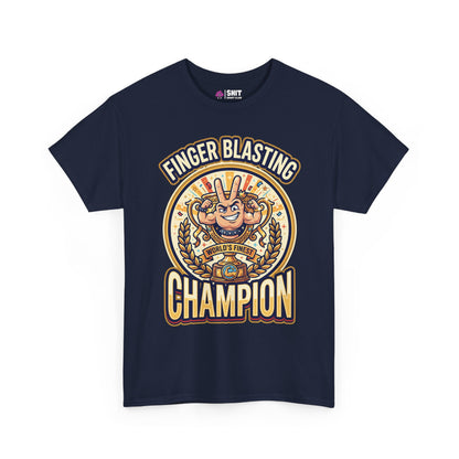 Finger Blasting Champion Stag Do T-Shirt