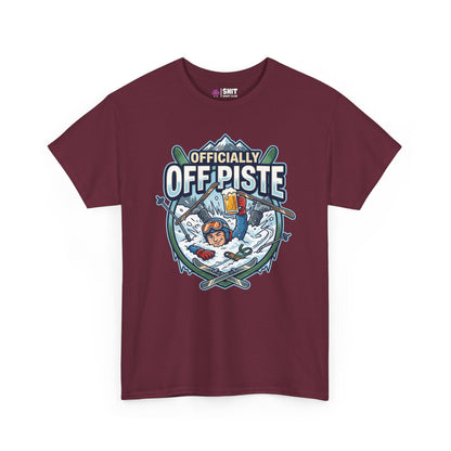 Officially Off Piste Funny Skiing T-Shirt