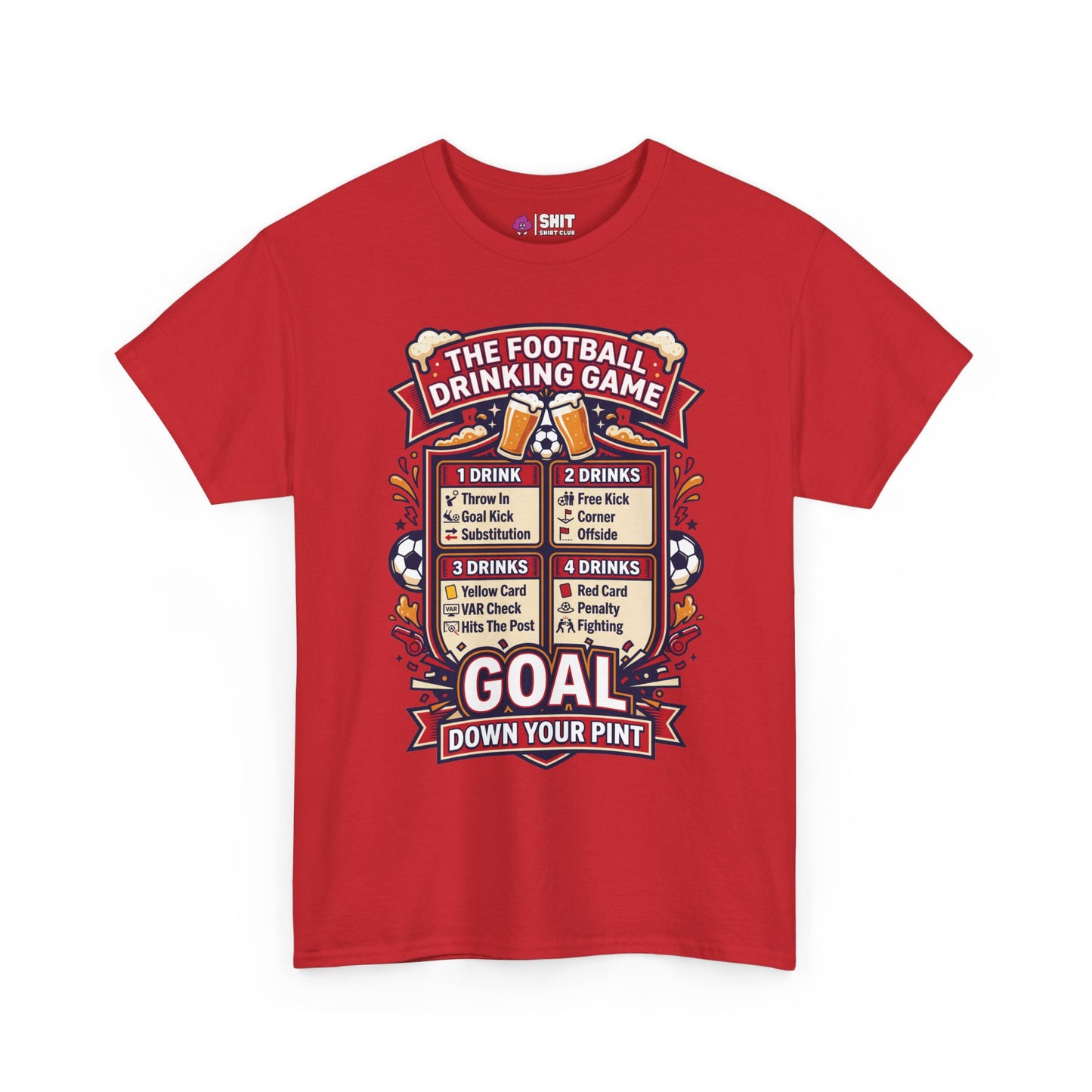 The Football Drinking Game T-Shirt