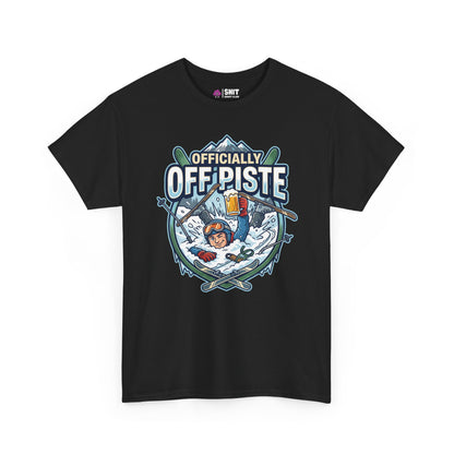 Officially Off Piste Funny Skiing T-Shirt