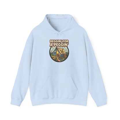 Beggin' For A Peggin Funny Camping Hoodie