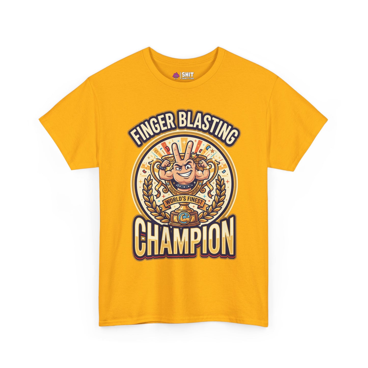 Finger Blasting Champion Stag Do T-Shirt