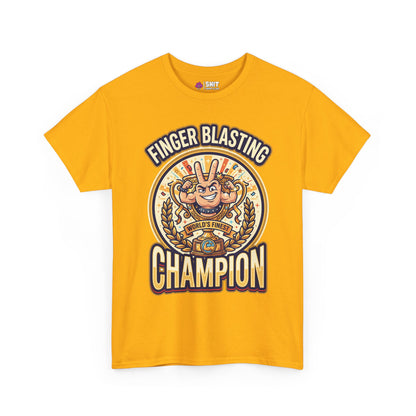 Finger Blasting Champion Stag Do T-Shirt