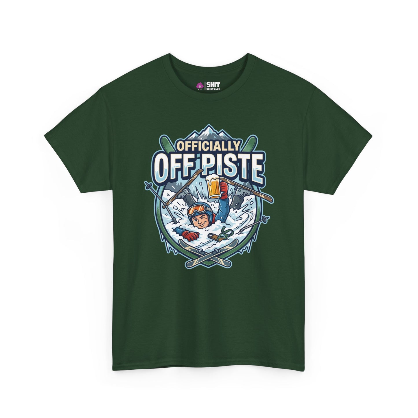 Officially Off Piste Funny Skiing T-Shirt