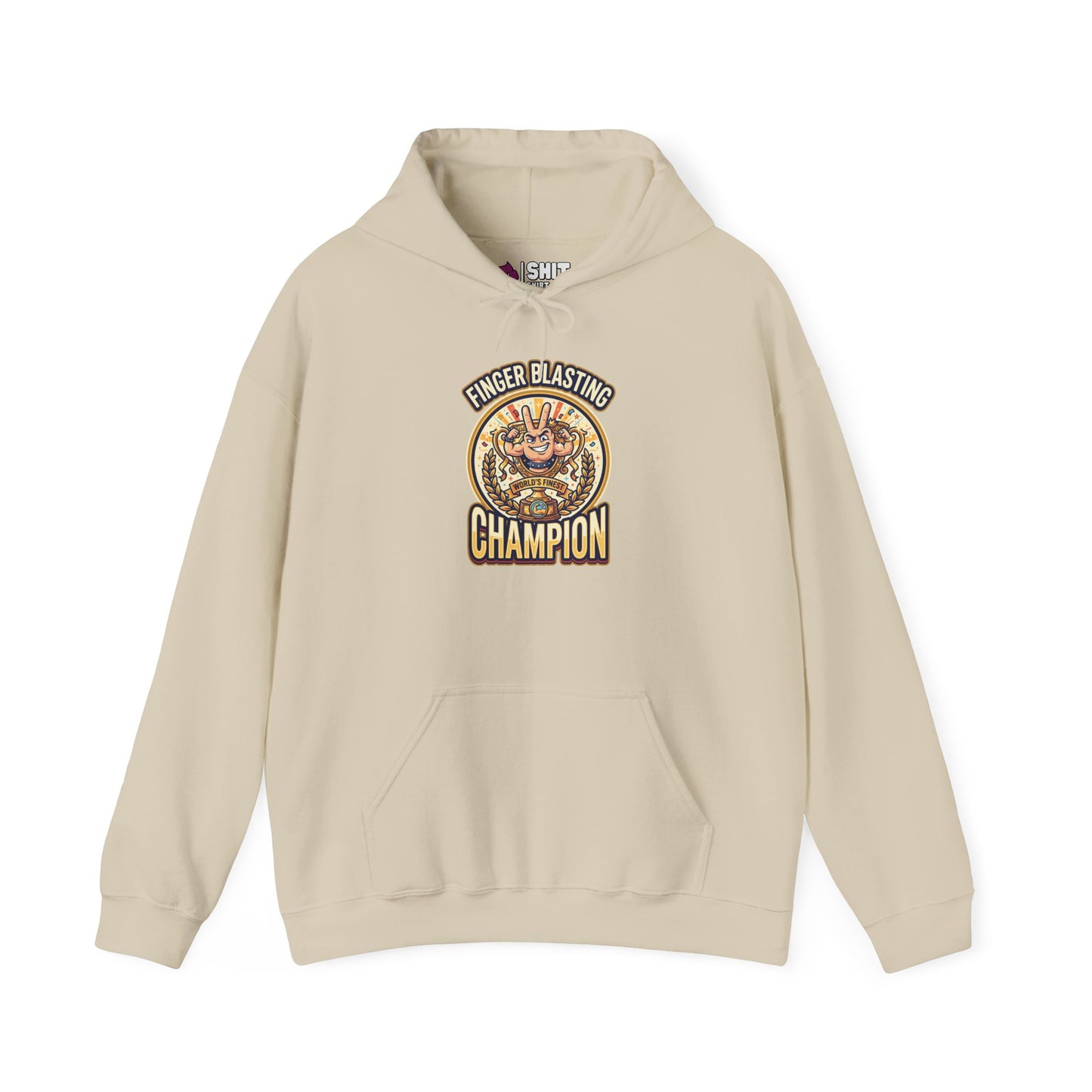 Finger Blasting Champion Funny Hoodie