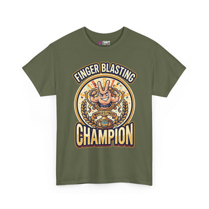 Finger Blasting Champion Stag Do T-Shirt