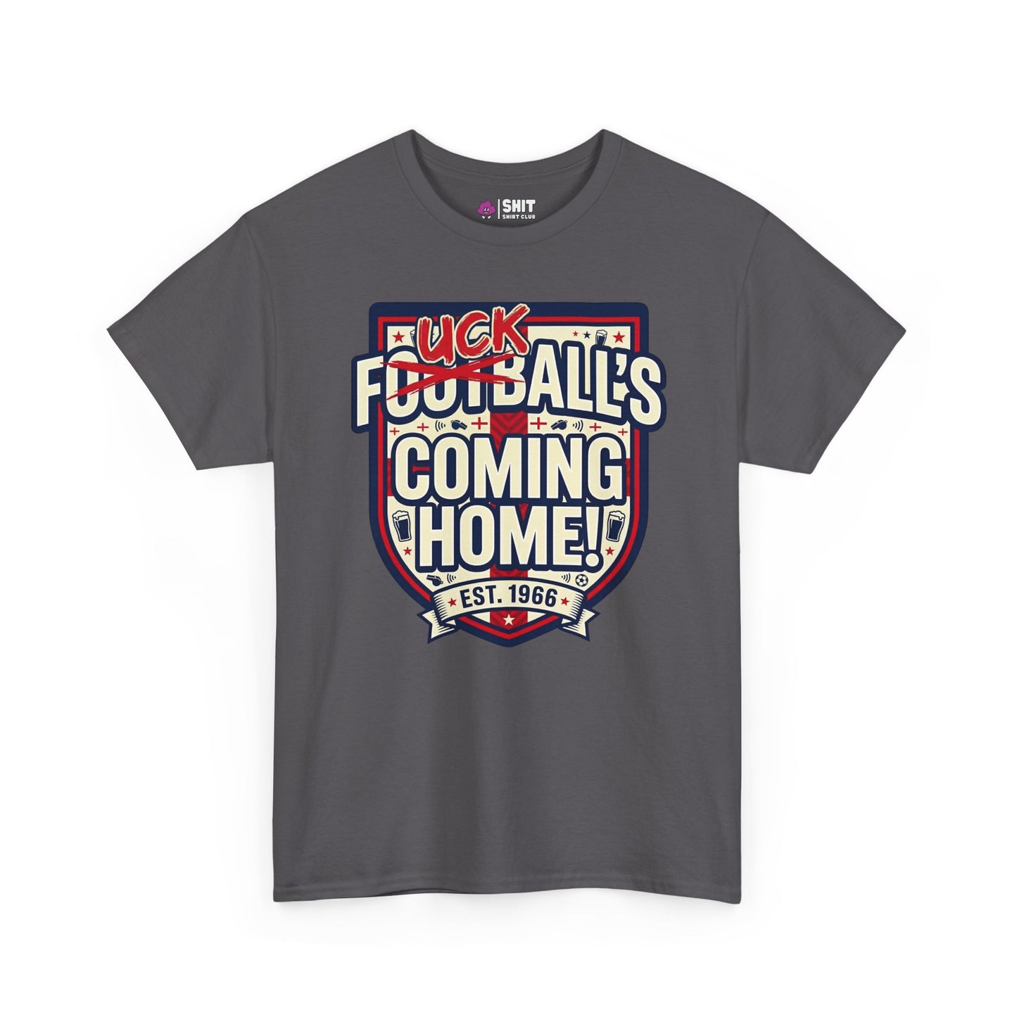 "Football’s Coming Home" Funny England Football T-Shirt