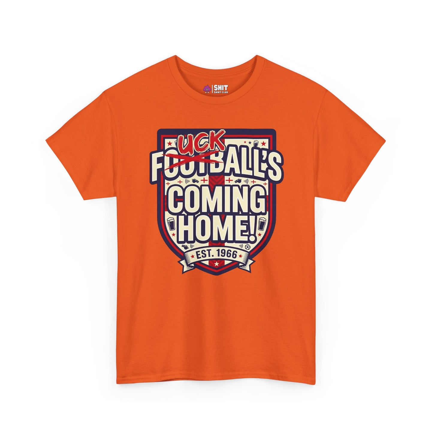 "Football’s Coming Home" Funny England Football T-Shirt