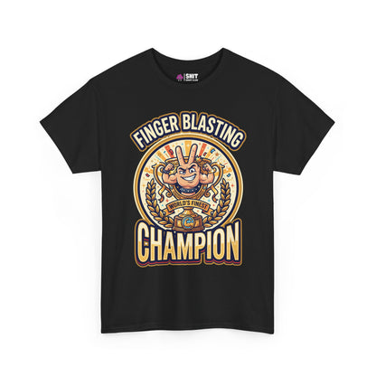 Finger Blasting Champion Stag Do T-Shirt