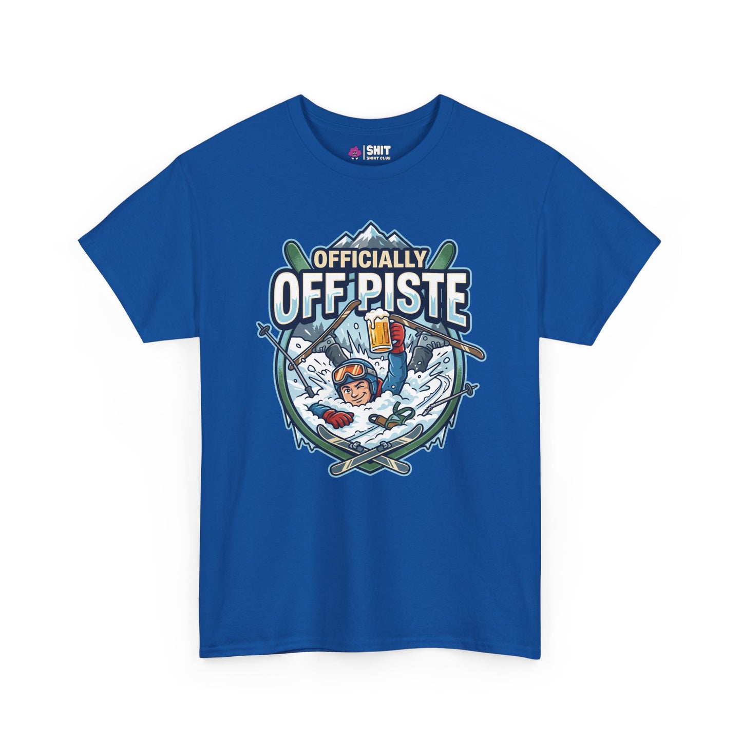 Officially Off Piste Funny Skiing T-Shirt