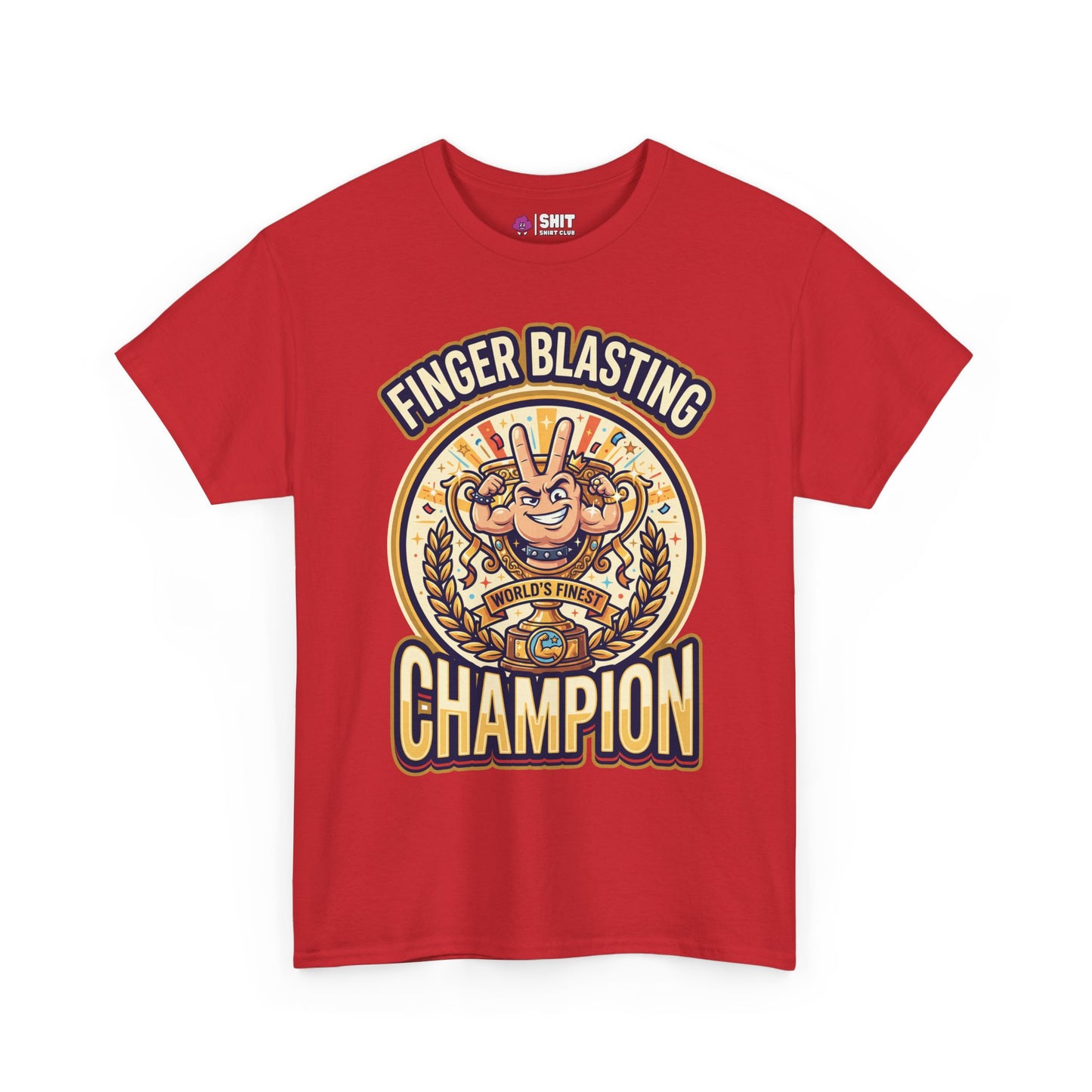 Finger Blasting Champion Stag Do T-Shirt