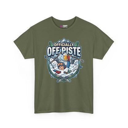 Officially Off Piste Funny Skiing T-Shirt