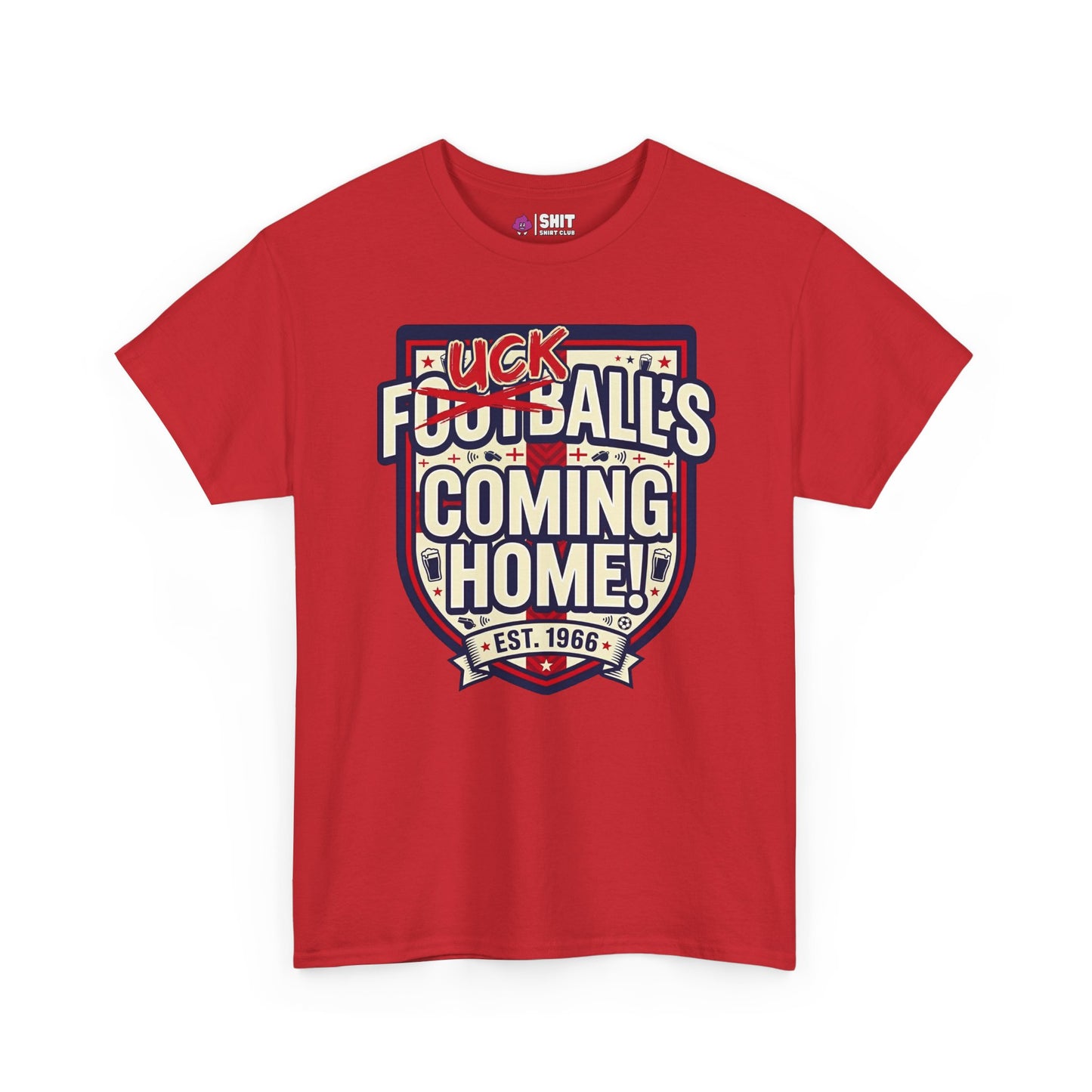 "Football’s Coming Home" Funny England Football T-Shirt