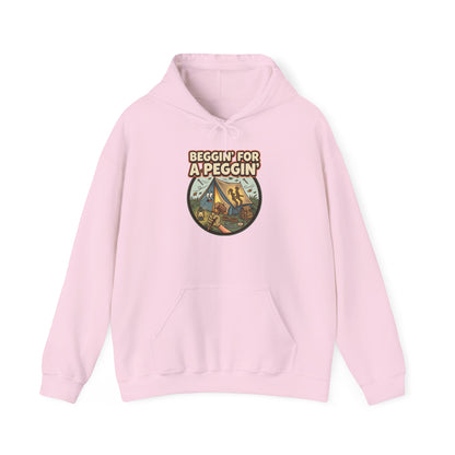 Beggin' For A Peggin Funny Camping Hoodie