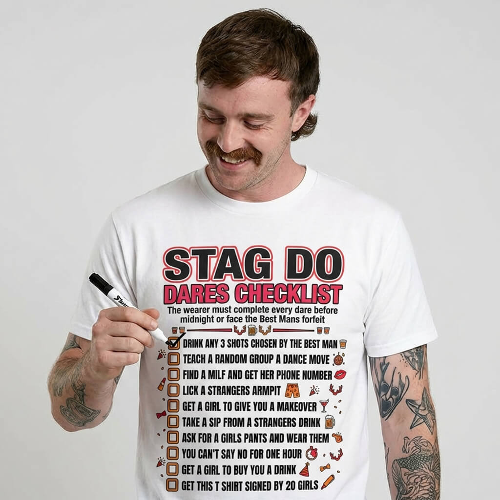 Stag Do Checklist T-Shirt