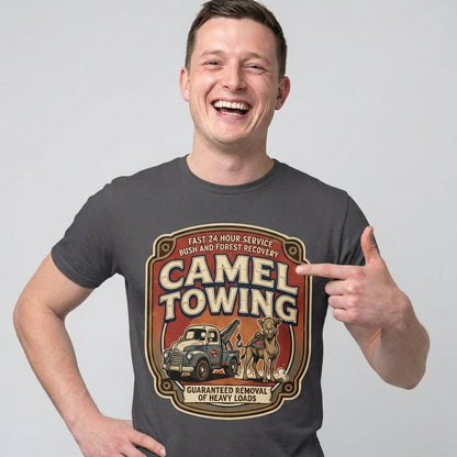 Camel Towing Funny T-Shirt