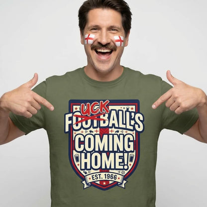 "Football’s Coming Home" Funny England Football T-Shirt