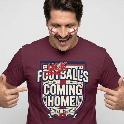 "Football’s Coming Home" Funny England Football T-Shirt
