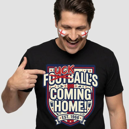 "Football’s Coming Home" Funny England Football T-Shirt