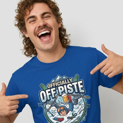 Officially Off Piste Funny Skiing T-Shirt
