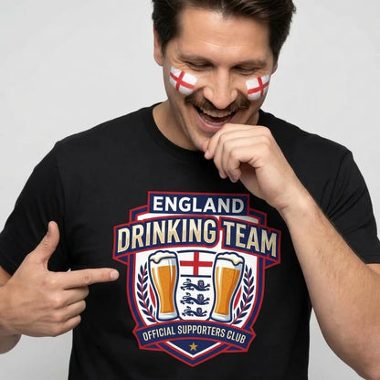 England Football Drinking Team T-Shirt