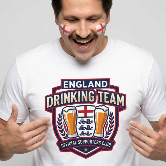 England Football Drinking Team T-Shirt
