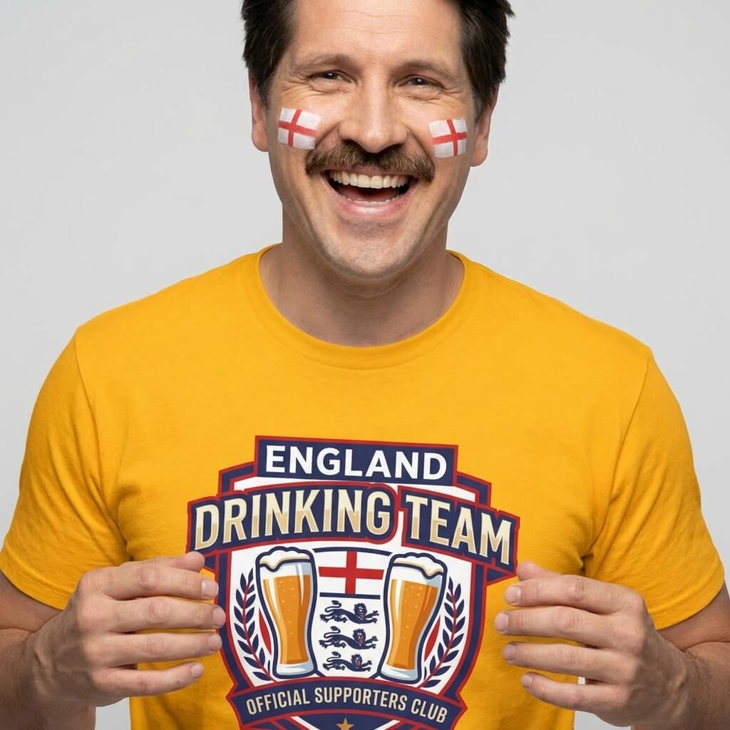 England Football Drinking Team T-Shirt