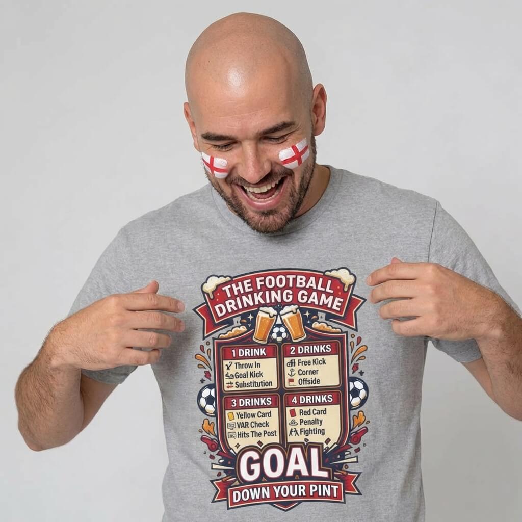 The Football Drinking Game T-Shirt