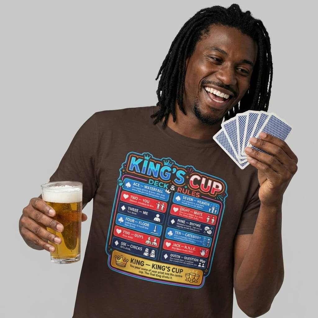 King's Cup Drinking Game T-Shirt