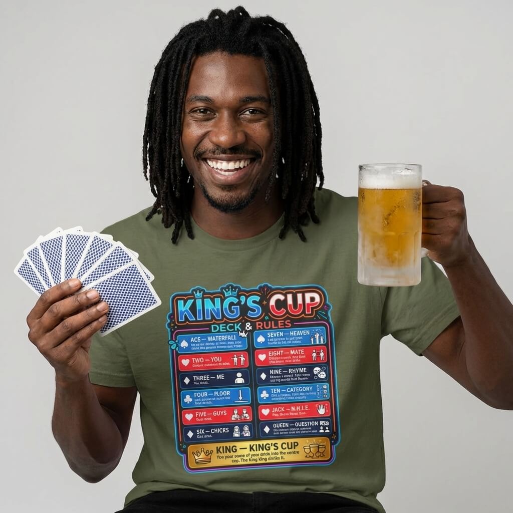 King's Cup Drinking Game T-Shirt
