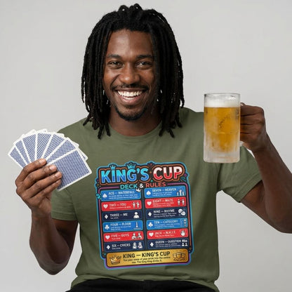 King's Cup Drinking Game T-Shirt