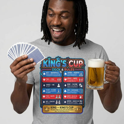 King's Cup Drinking Game T-Shirt
