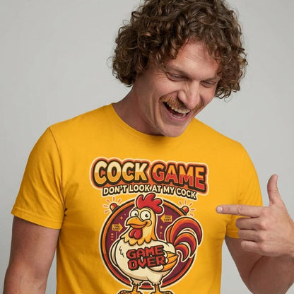 Cock Game: Don't Look at My Cock Funny T-Shirt