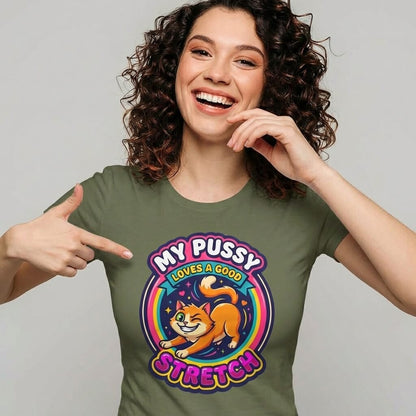 My Pussy Loves a Good Stretch Hen Do Tee