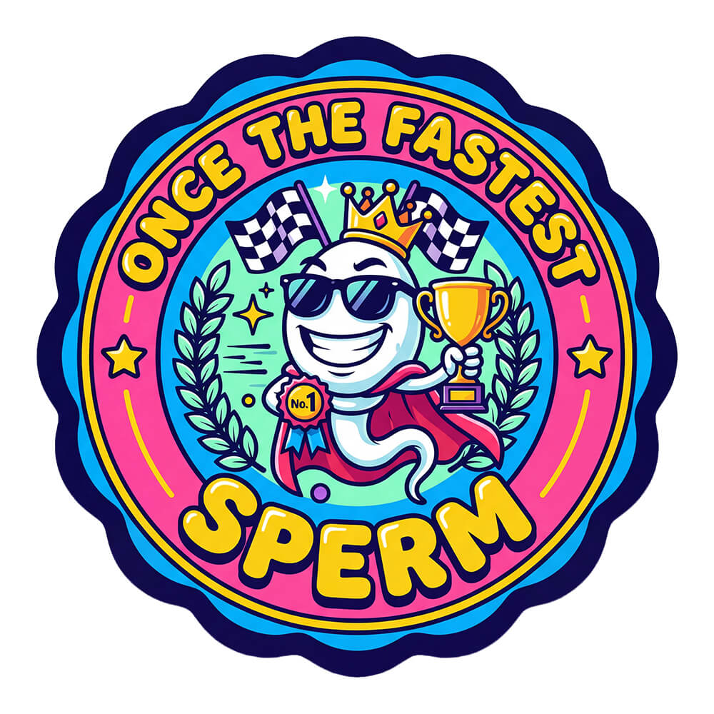"Once the Fastest Sperm" Funny T-Shirt