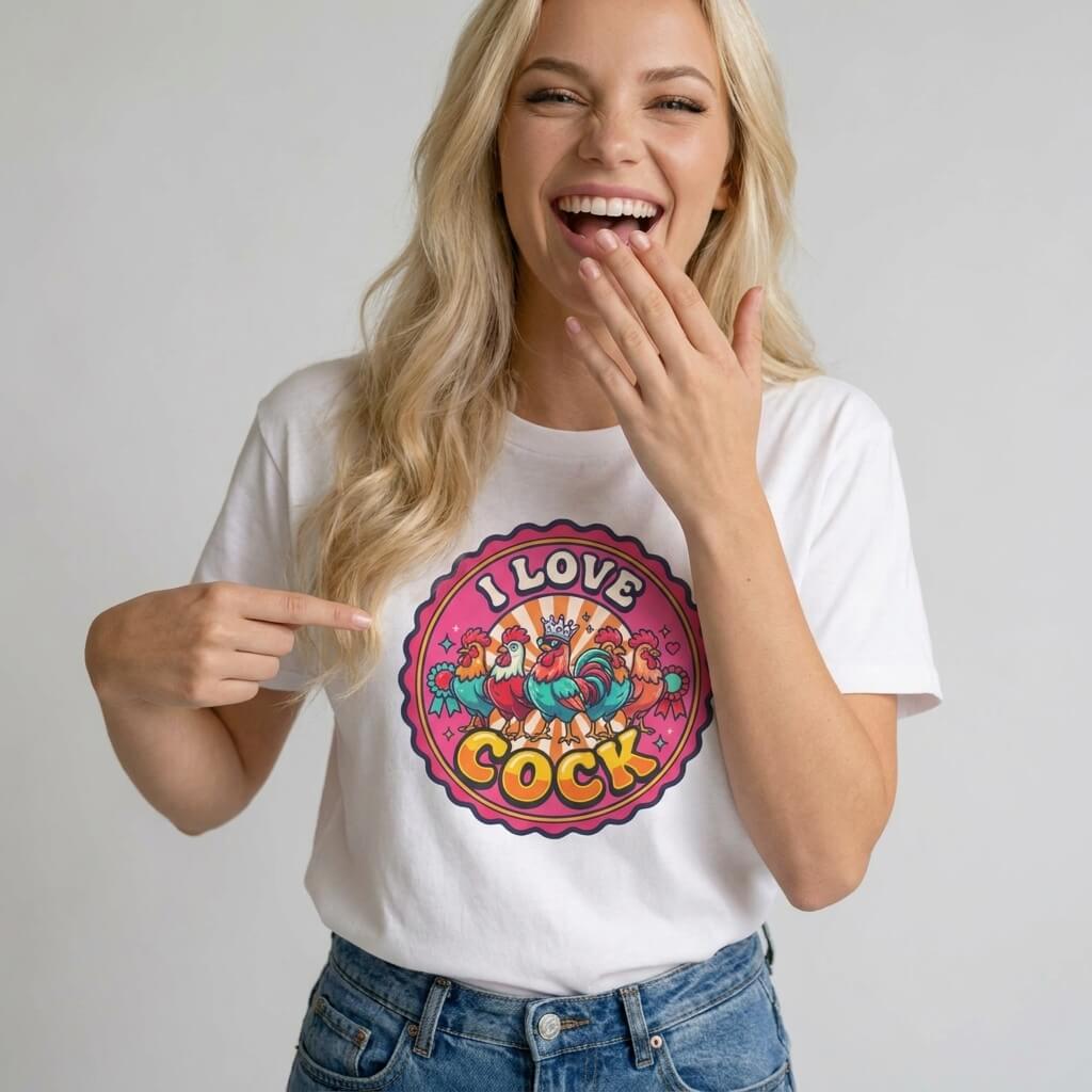 I Love Cock Hen Do Tee